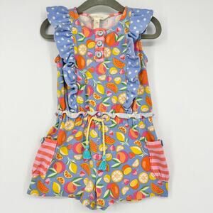 Matilda Jane Girl's‎ Tutti Fruity Fruits Romper Size 2